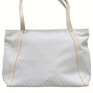 Authentic Bottega Veneta Blue Tote Bag – Large with Zipper Closure – Fits Laptop
